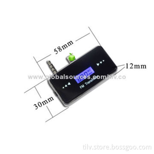 profional In-car Wireless LCD Handsfree 3.5mm Jack FM Transmitter